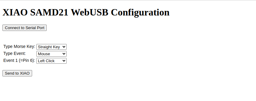 Make a connection with USB Device